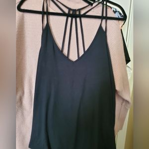 2 womens strappy tank tops